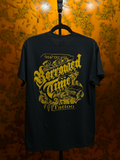 SHORT SLEEVE BLACK T-SHIRT COPPER